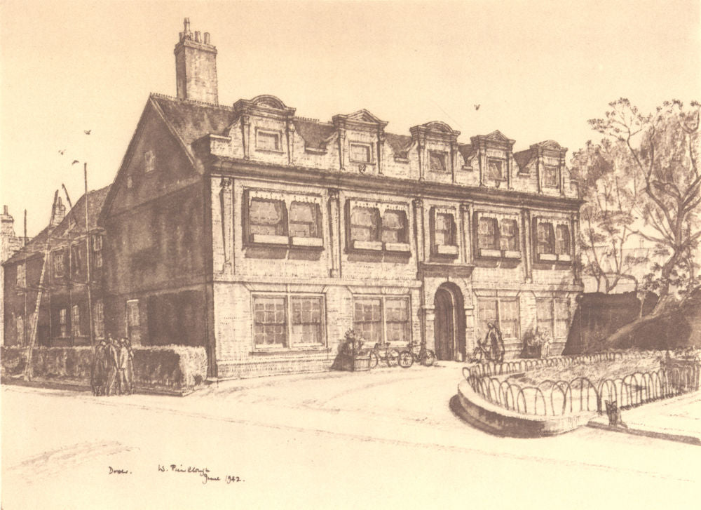 DOVER. Maison Dieu House. Kent. By W Fairclough 1949 old vintage print picture